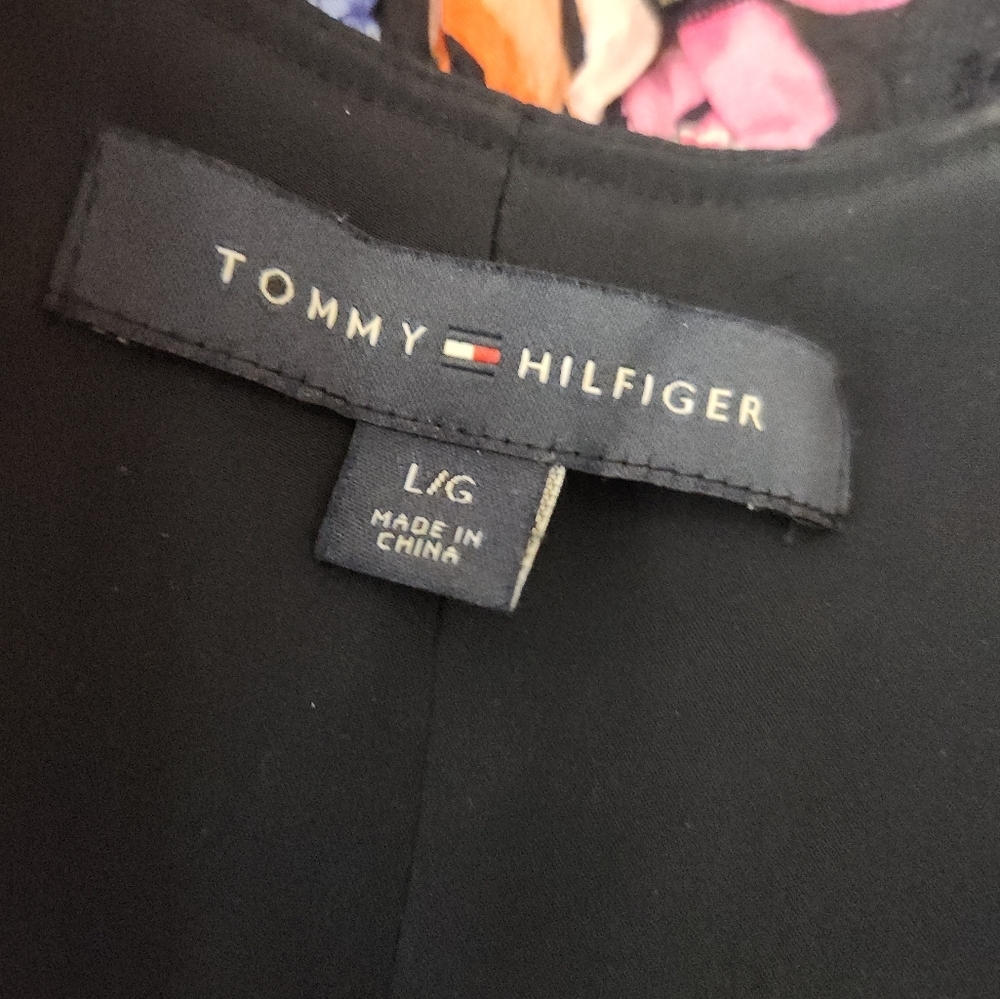 Tommy Hilfiger Pink and Orange Midi Dress - Picture 6 of 8